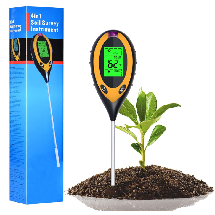 Ph Ec Meter Hydroponic - 4 in 1 PH 라이트 온도