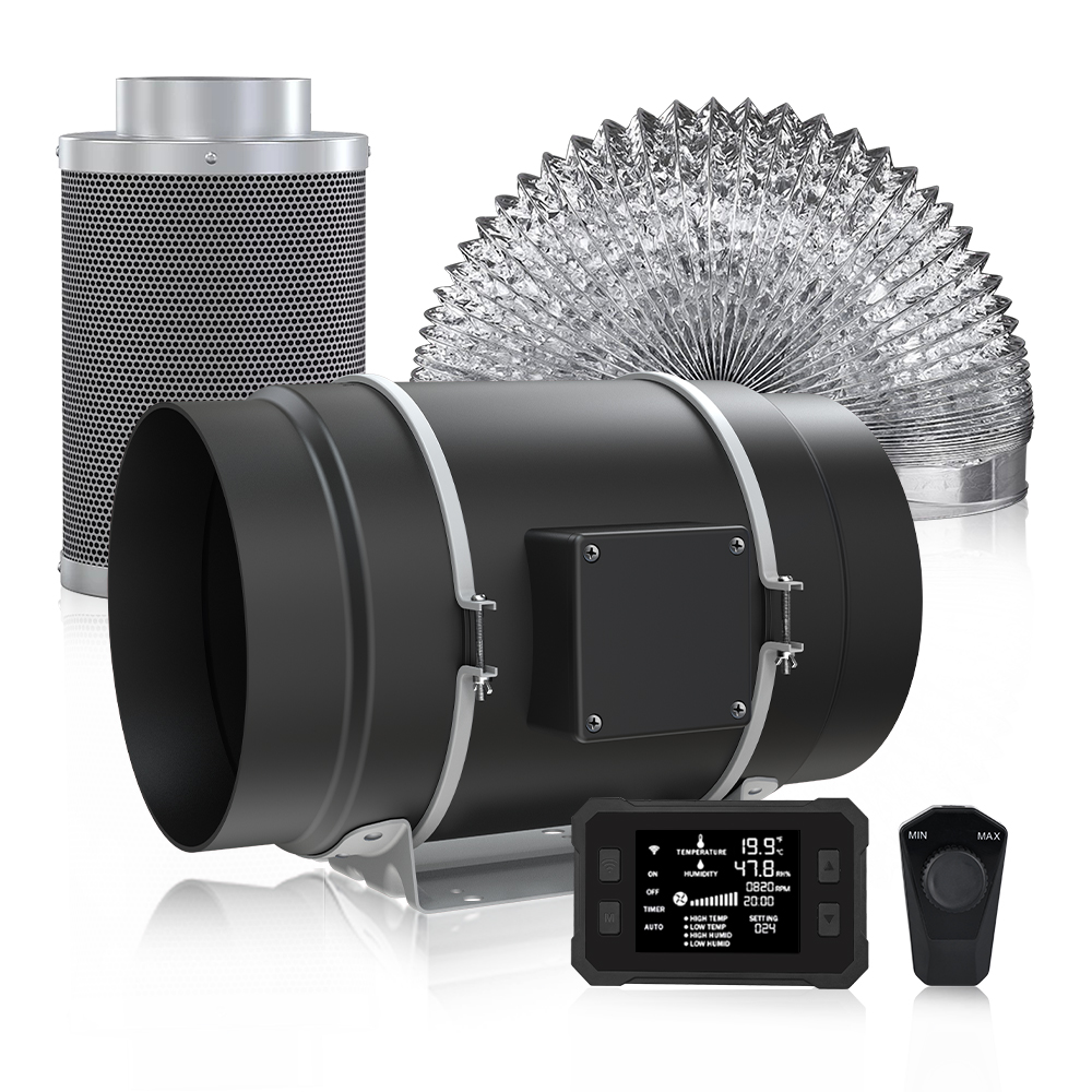 Inline Duct Fan 8 Inch - 스마트 앱으로 제어 가능한 4, 5,