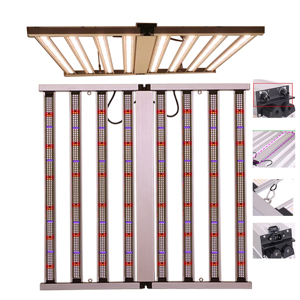 Led Grow Light 1000W Full Spectrum - 8바 삼성 디머블 수경재배 풀 스펙트럼