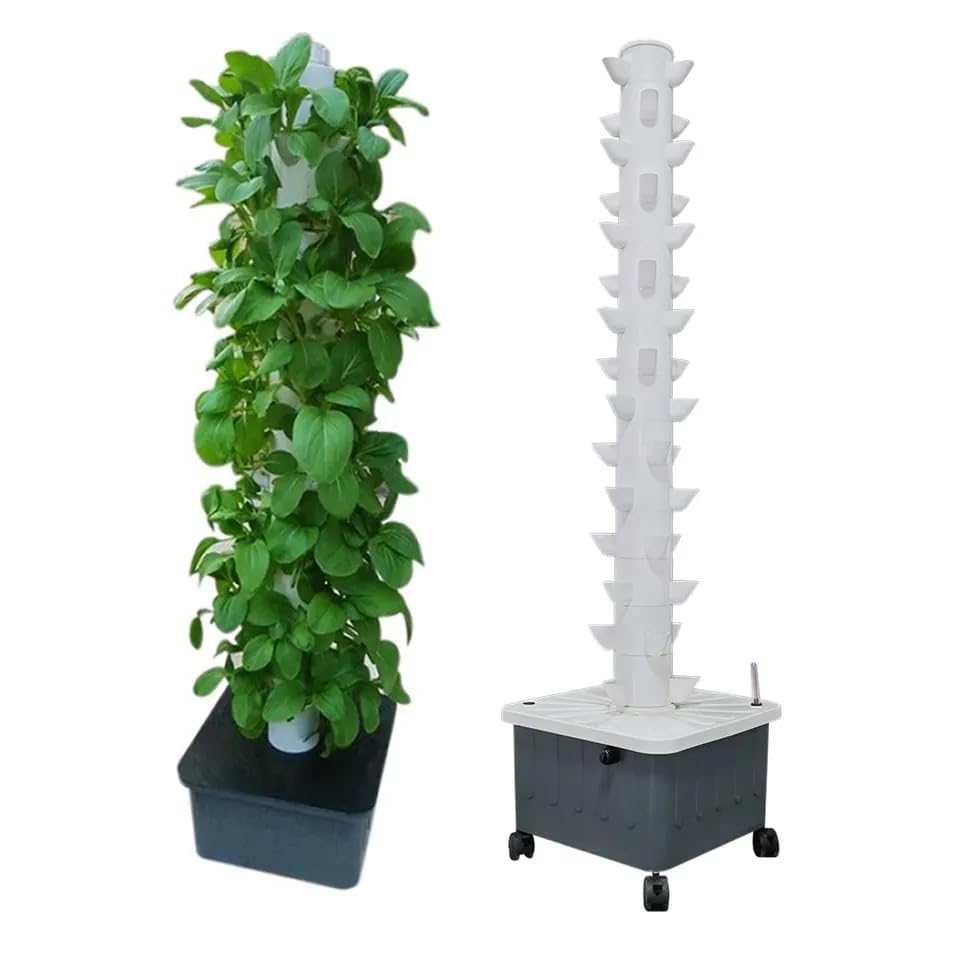 Hydroponic Tower Garden - 수직 수경 재배 타워 에어로포닉 타워