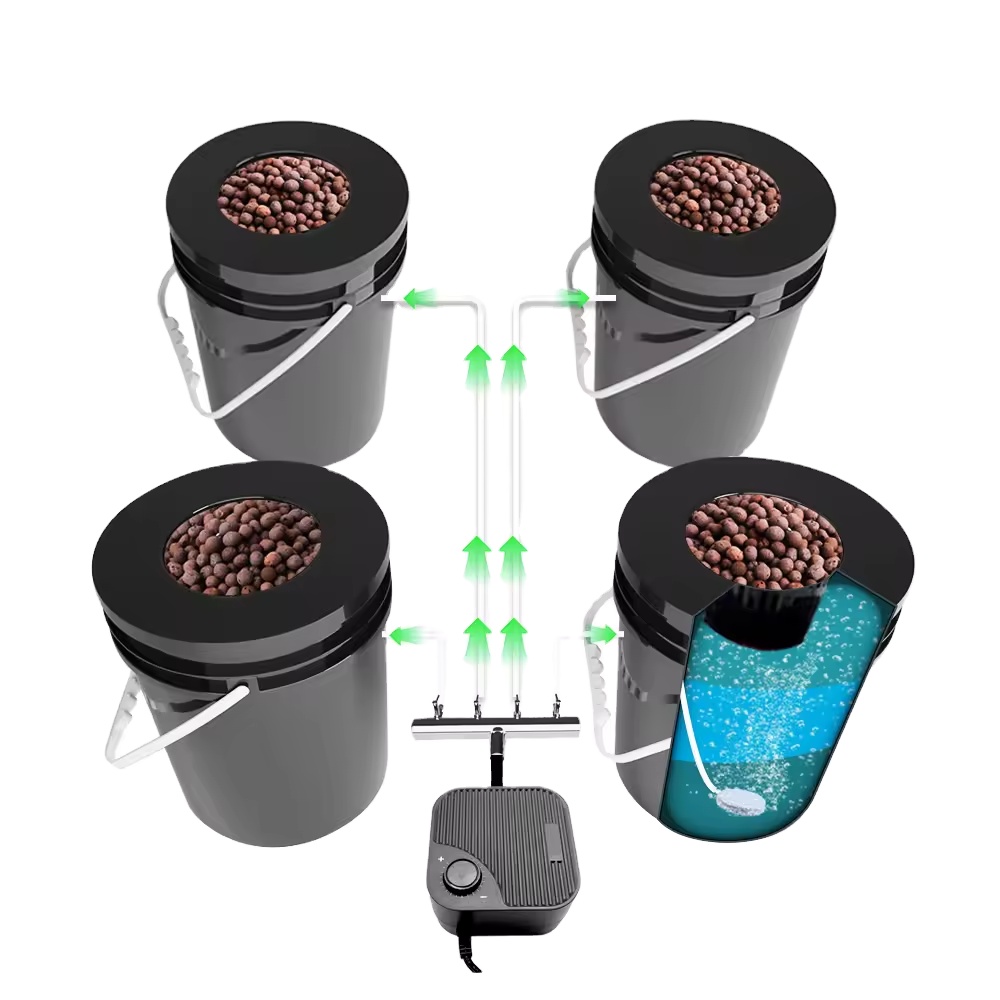 Dwc Bucket System 5 Gallon - 신형 물 공급 농장 심층 양식