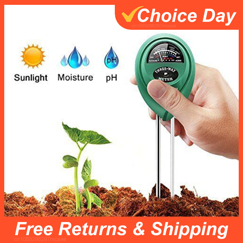 Ph Ec Meter Hydroponic - 3 in 1 토양 PH 측정기