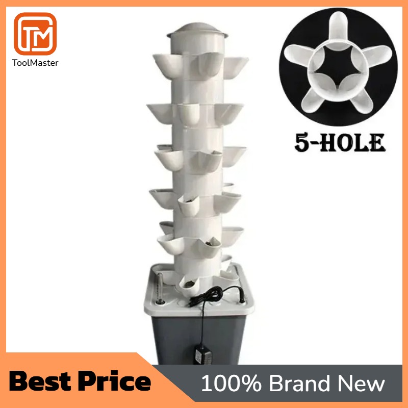 Hydroponic Tower Garden - 【핫세일】수경재배 시스템 미니 실내외 가정용 허브