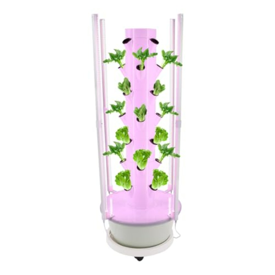 Hydroponic Tower Garden - 실내/실외 정원 농장 및 학교용 수경재배