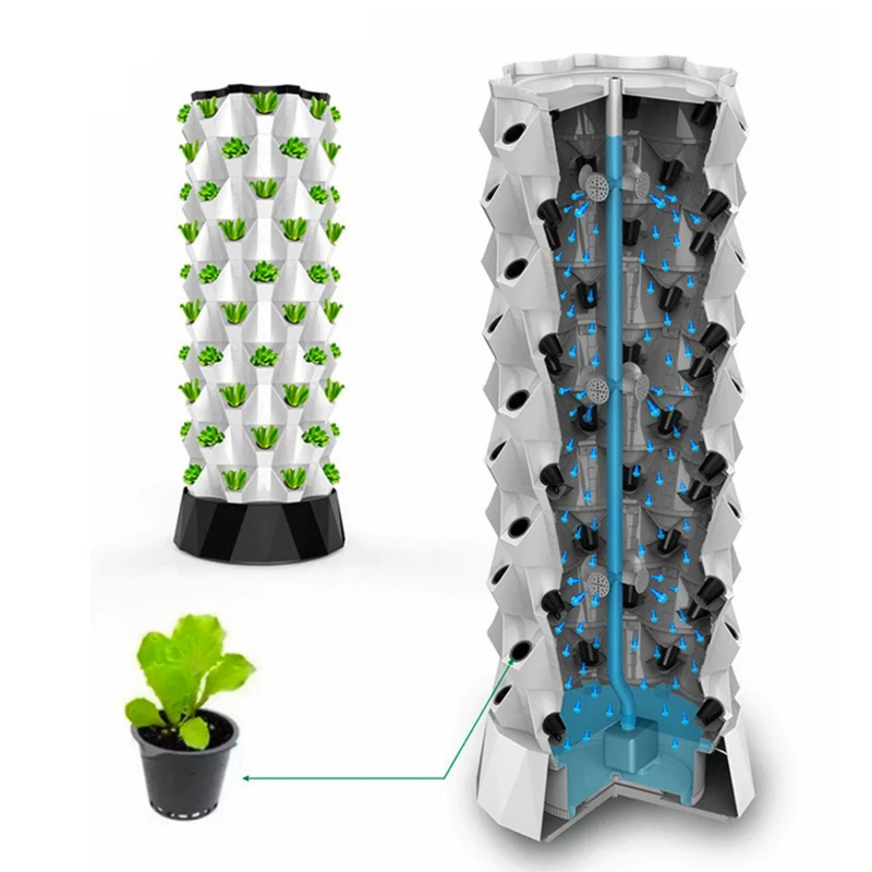 수직 재배 타워, 파인애플 수경 재배 시스템, 6층,  - Hydroponic Tower Garden 리뷰 및 가격