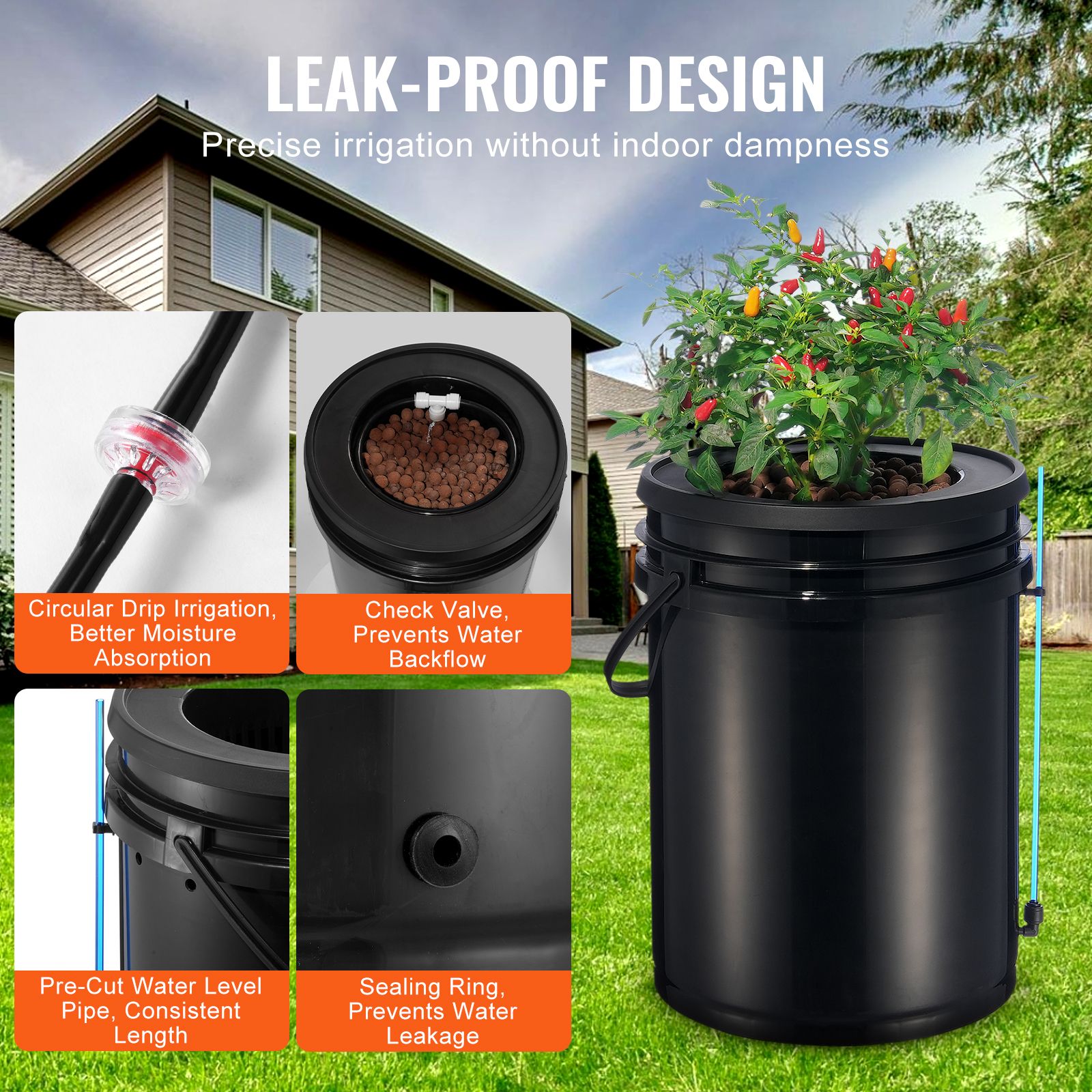 DWC 수경재배 시스템, 상단 드립 키트가 있는 수경재 - Dwc Bucket System 5 Gallon 리뷰 및 가격