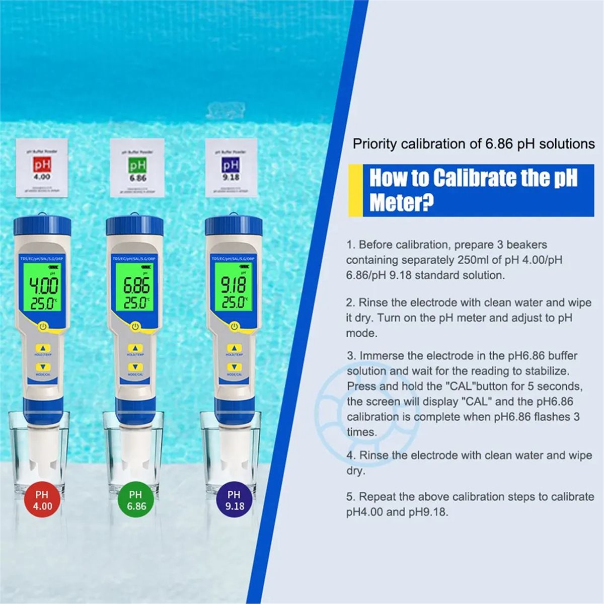 (ABAB) 7 in 1 PH 측정기 고정밀 수질 테스 - Ph Ec Meter Hydroponic 리뷰 및 가격