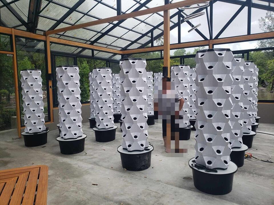온실 수직 농업 수경 재배 타워 정원 수직 수경 시스템 - Hydroponic Tower Garden 리뷰 및 가격