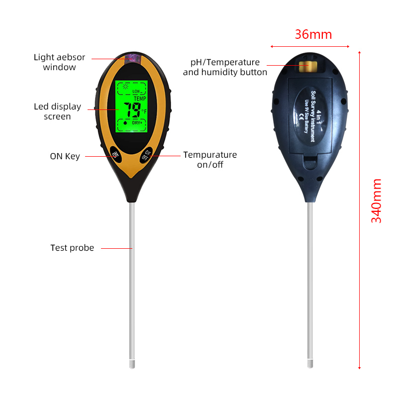 토양 pH 측정기 토양 테스터 pH 수분 측정기 온도  - Ph Ec Meter Hydroponic 리뷰 및 가격