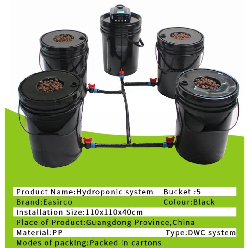 1+4 버킷 DWC 수경재배 시스템 딥 워터 컬쳐 재배 - Deep Water Culture Kit 리뷰 및 가격