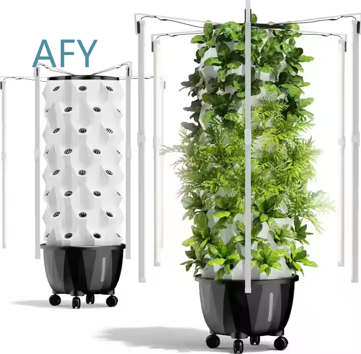 하이드로블루 수직 수경 재배 시스템, 스마트 홈 가든  - Hydroponic Tower Garden 리뷰 및 가격