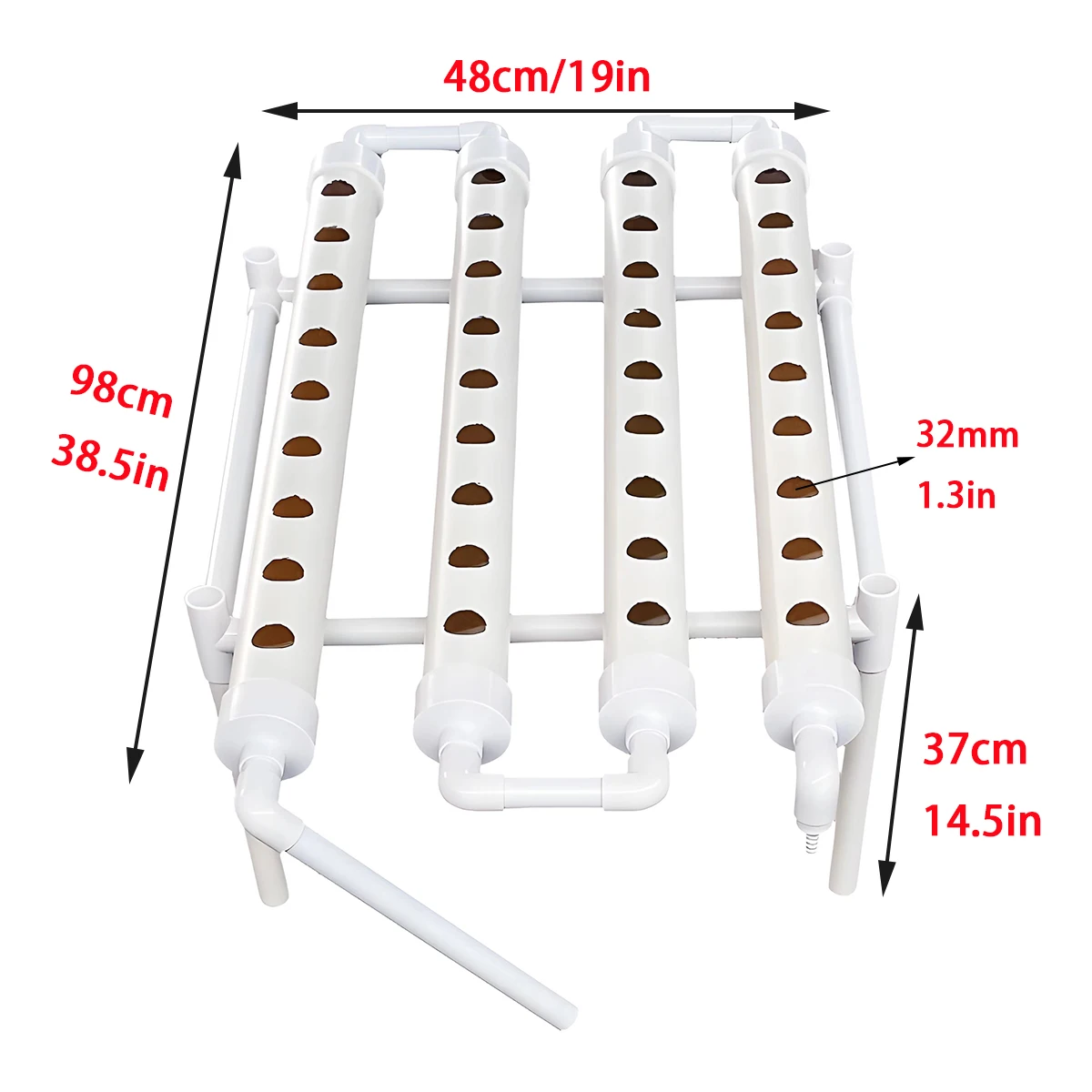 수경재배 시스템 키트 36구 U-PVC 파이프 수경정원 - Hydroponic Growing System 36 Site 리뷰 및 가격