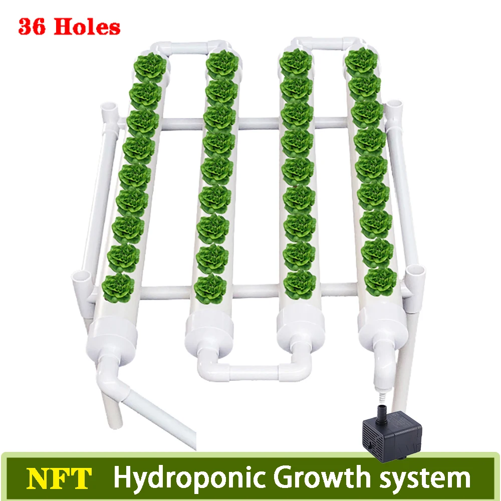 수경재배 시스템 키트 36구 U-PVC 파이프 수경정원 - Hydroponic Growing System 36 Site 리뷰 및 가격