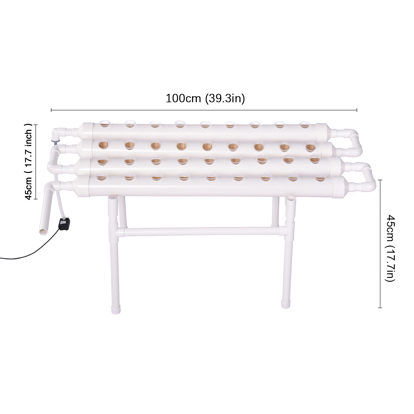 36개 위치 수경재배 시스템, PVC 파이프 실내 정원 - Hydroponic Growing System 36 Site 리뷰 및 가격