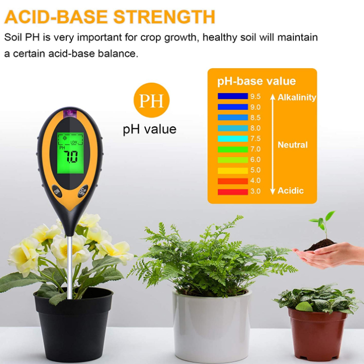 4 in 1 PH 라이트 온도 습도 산도 측정기 토양  - Ph Ec Meter Hydroponic 리뷰 및 가격