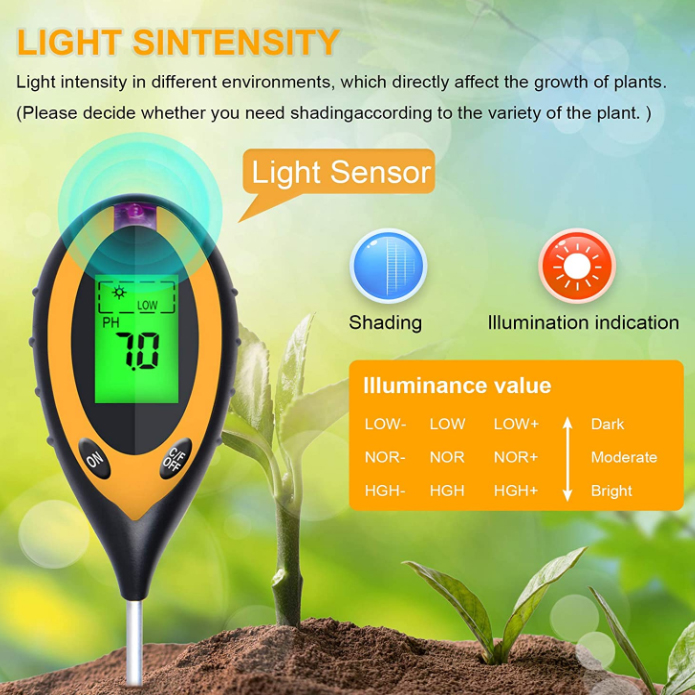4 in 1 PH 라이트 온도 습도 산도 측정기 토양  - Ph Ec Meter Hydroponic 리뷰 및 가격