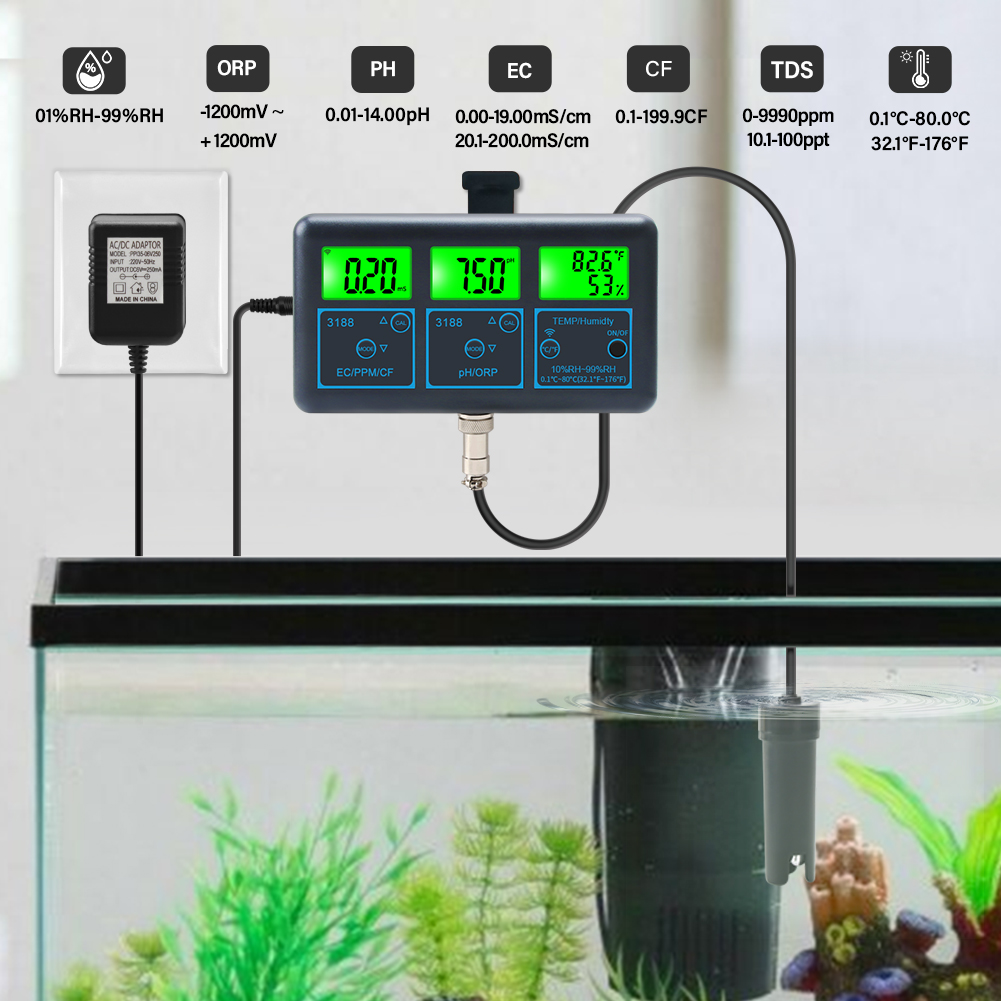 WiFi PH 측정기 온도 TDS(ppm) EC ORP - Ph Ec Meter Hydroponic 리뷰 및 가격