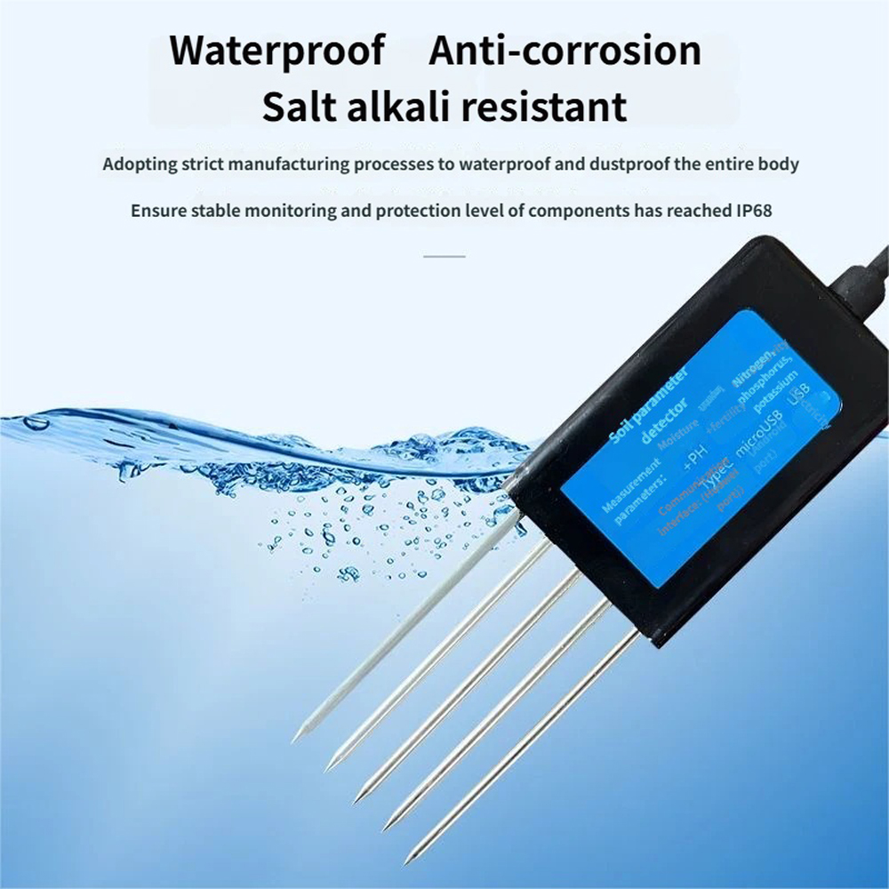 고급 토양 테스트기 PH EC 미터 8-in-1 5핀  - Ph Ec Meter Hydroponic 리뷰 및 가격
