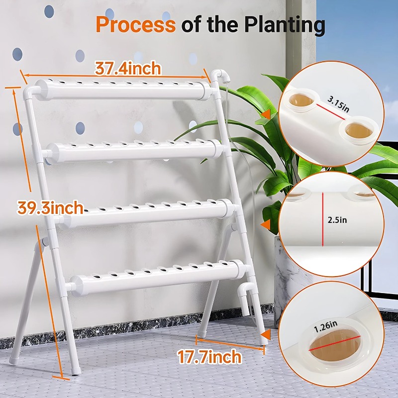 수경재배 시스템 키트, BHTNYOO 36개 식물 재배 - Hydroponic Growing System 36 Site 리뷰 및 가격