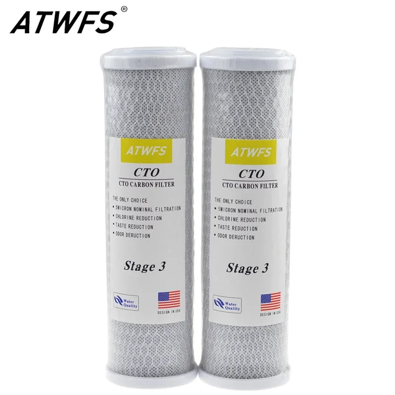 2pcs 범용 워터 필터 활성탄 카트리지 필터, 10  - Carbon Filter Grow 6 Inch 리뷰 및 가격