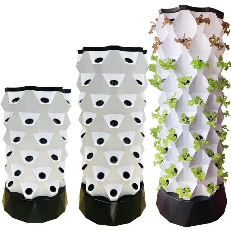 신형 농업용 온실 실내 에어로포닉 수경재배 시스템 타워 - Hydroponic Tower Garden 리뷰 및 가격