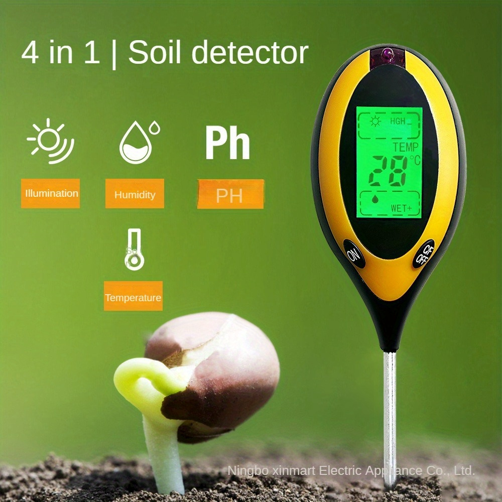 신형 토양 pH 측정기 3 in 1/4 in 1 pH  - Ph Ec Meter Hydroponic 리뷰 및 가격