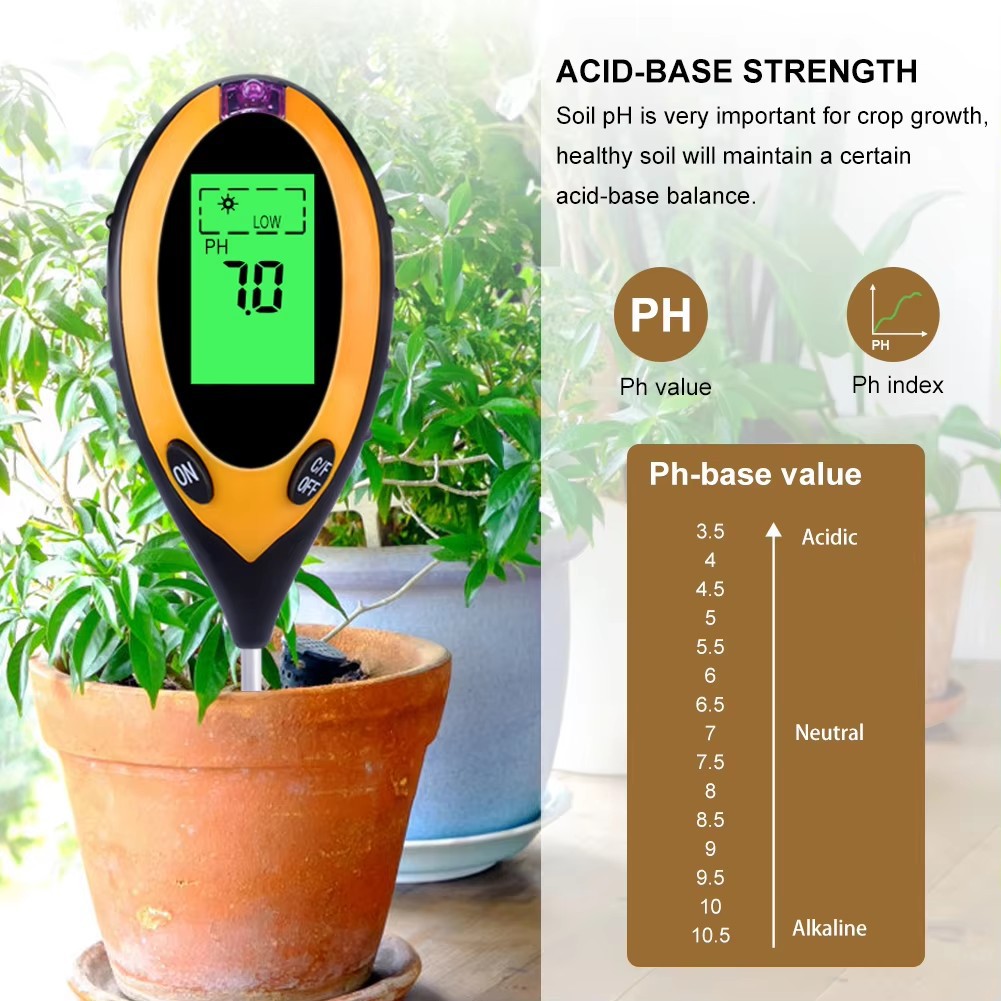 신형 토양 pH 측정기 3 in 1/4 in 1 pH  - Ph Ec Meter Hydroponic 리뷰 및 가격