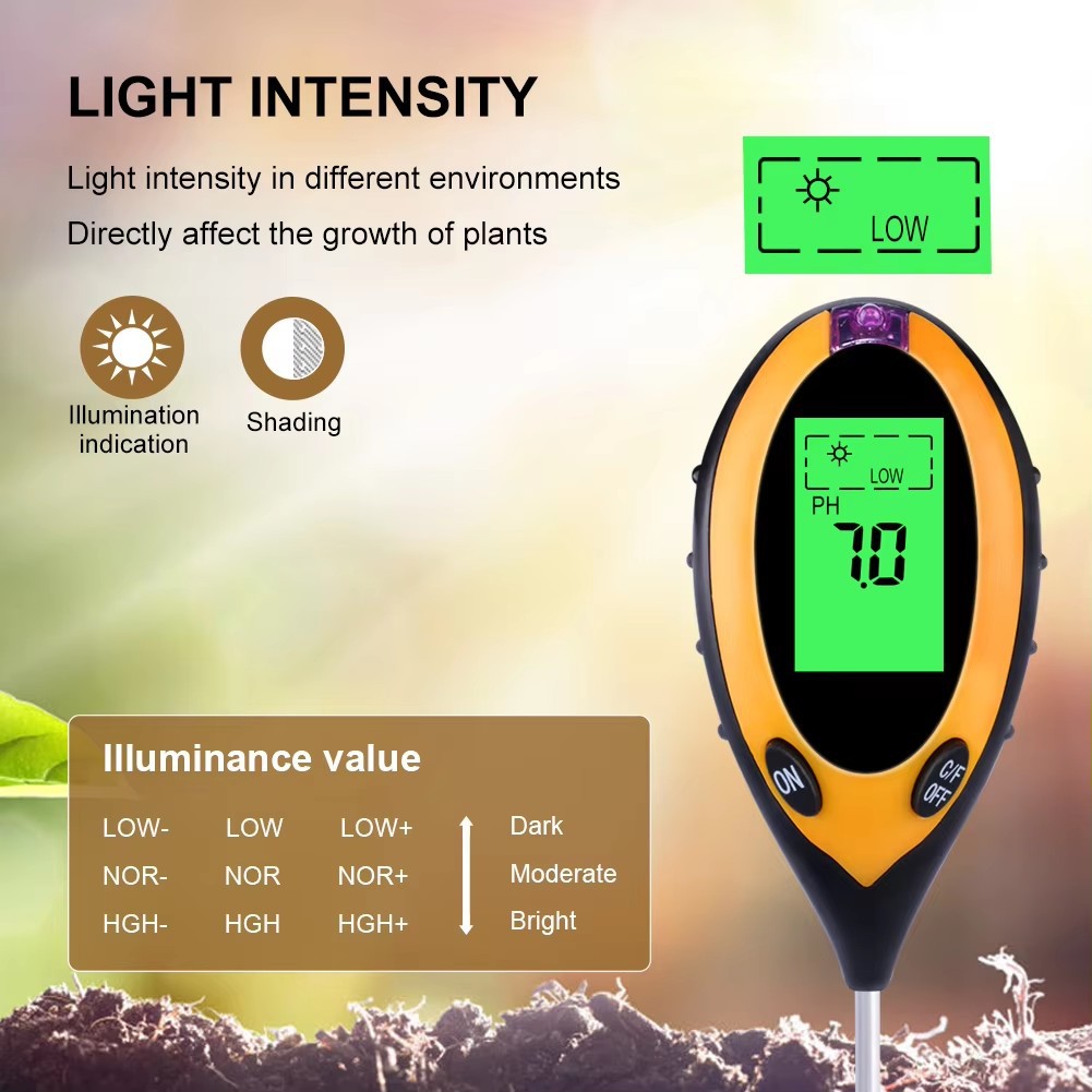 신형 토양 pH 측정기 3 in 1/4 in 1 pH  - Ph Ec Meter Hydroponic 리뷰 및 가격