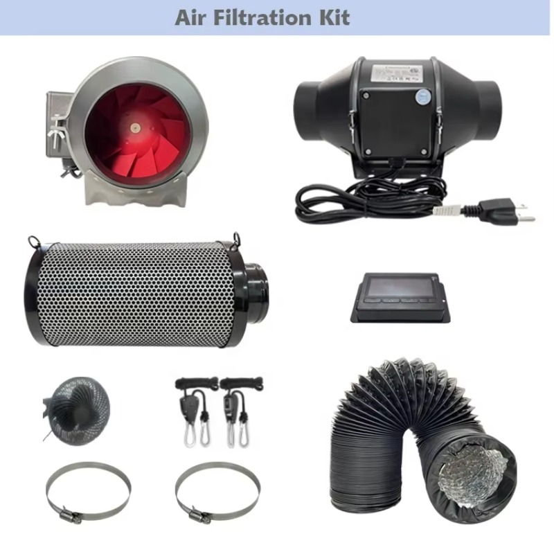 4x4 재배 텐트 완전 세트 480W LM301H Ev - Carbon Filter Grow 6 Inch 리뷰 및 가격