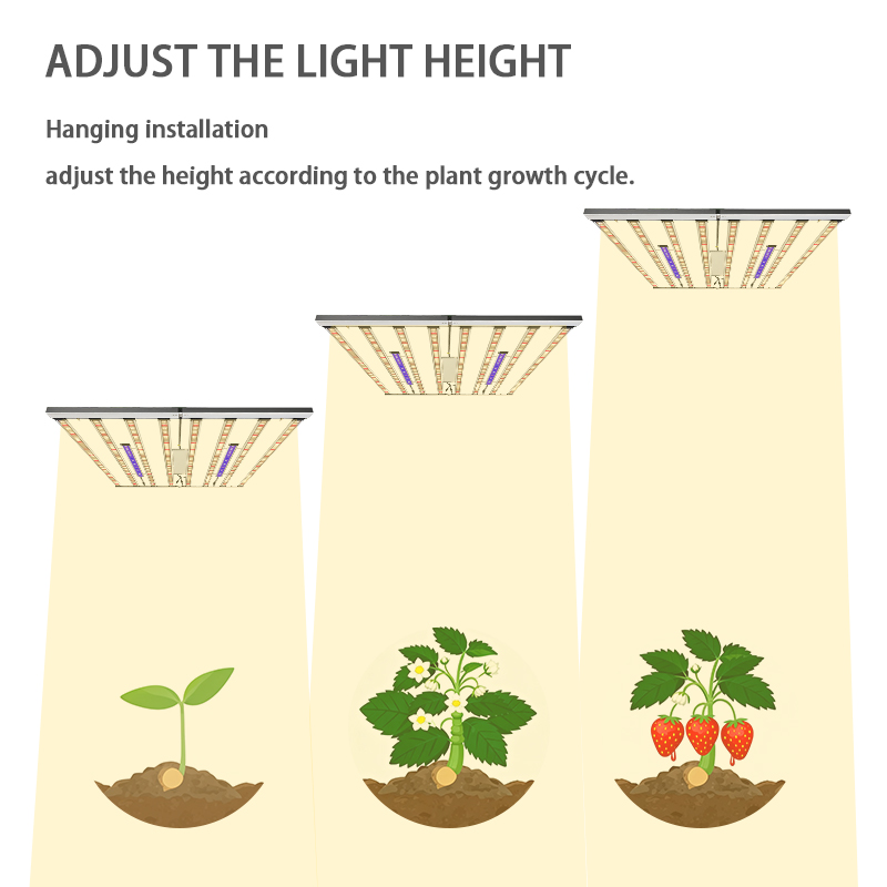 1000W LED 식물등 풀 스펙트럼 접이식 디밍 가능 - Led Grow Light 1000W Full Spectrum 리뷰 및 가격