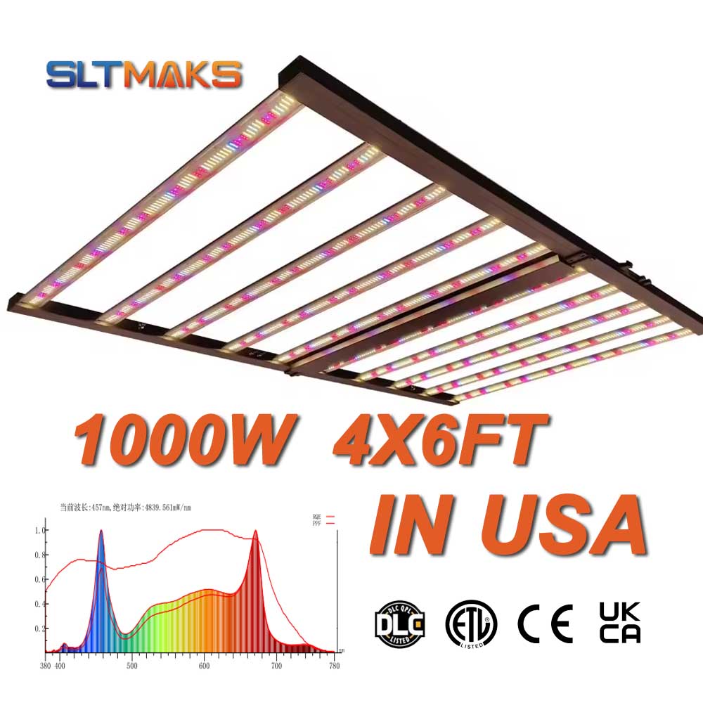 SLTMAKS 8x6피트 4x6피트 1000W 식물재배 - Led Grow Light 1000W Full Spectrum 리뷰 및 가격