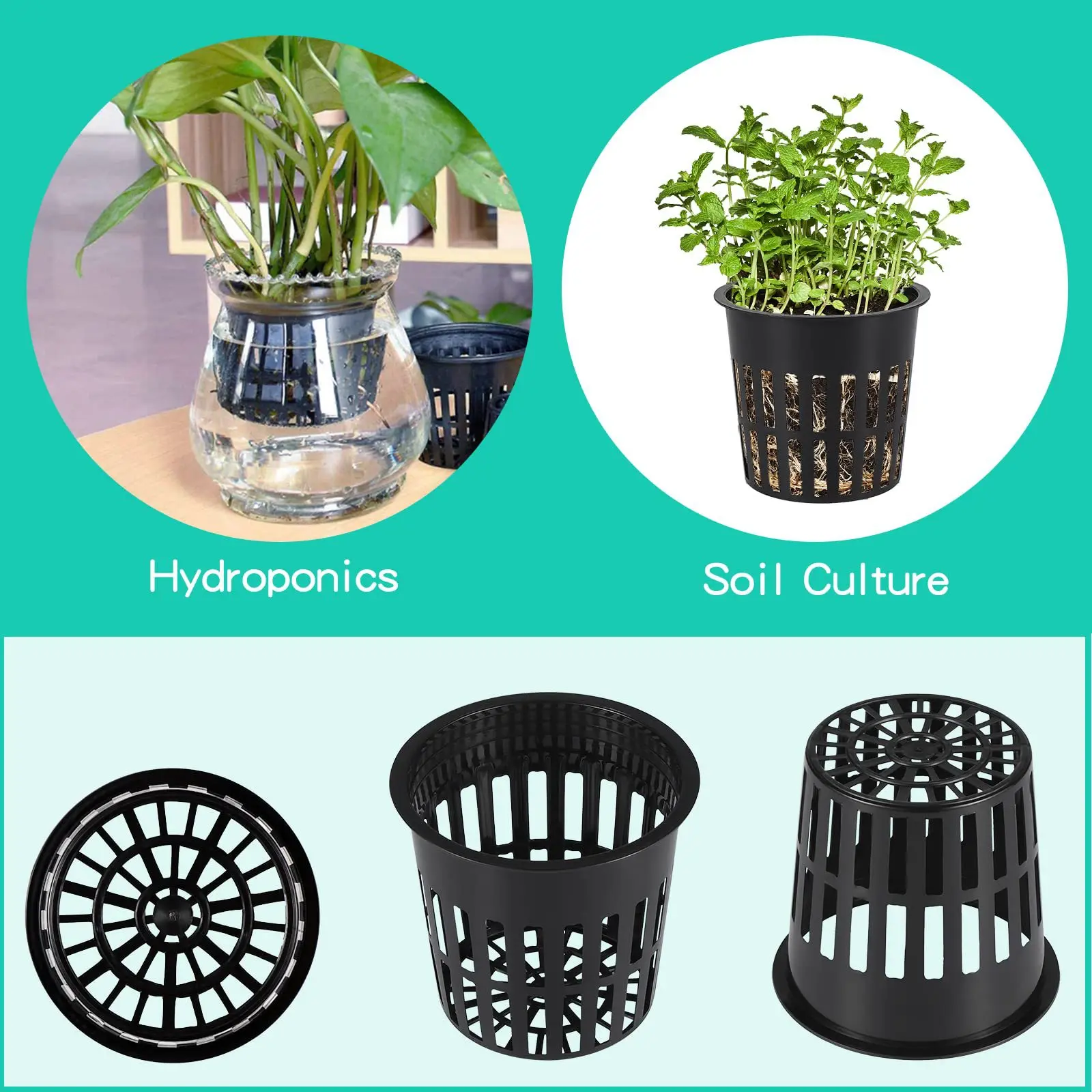 수경재배 컵 슬롯 메쉬 와이드 립 필터, 식물 그물 냄 - Hydroponic Net Pots 3 Inch 리뷰 및 가격