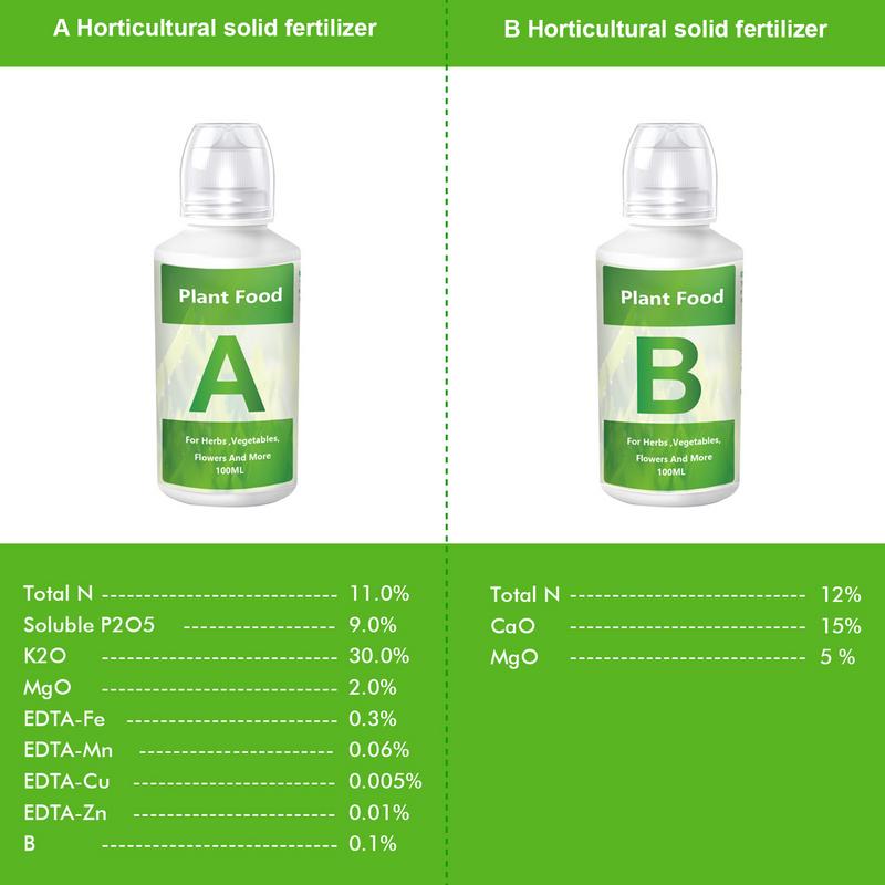 일반 수경 영양제 액체 A 및 B 비료 용액 키트, 식 - Hydroponic Nutrient A B Set 리뷰 및 가격