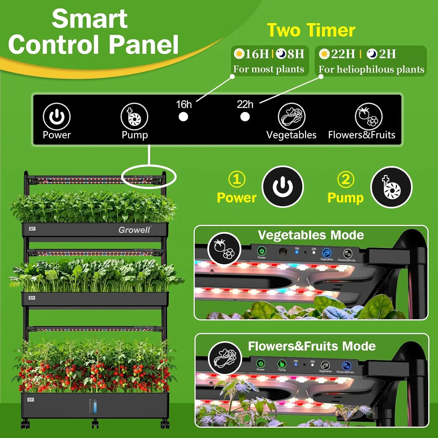 대형 수경재배 시스템 키트, 90개의 화분이 있는 수직 - Hydroponic Tower Garden 리뷰 및 가격