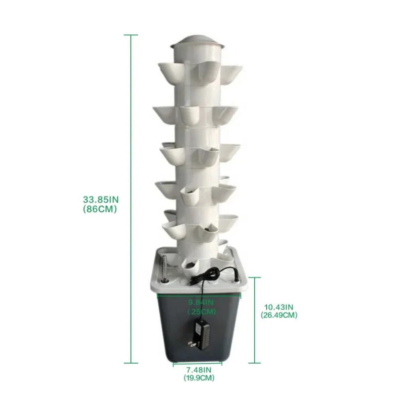 【핫세일】수경재배 시스템 미니 실내외 가정용 허브 재배 - Hydroponic Tower Garden 리뷰 및 가격