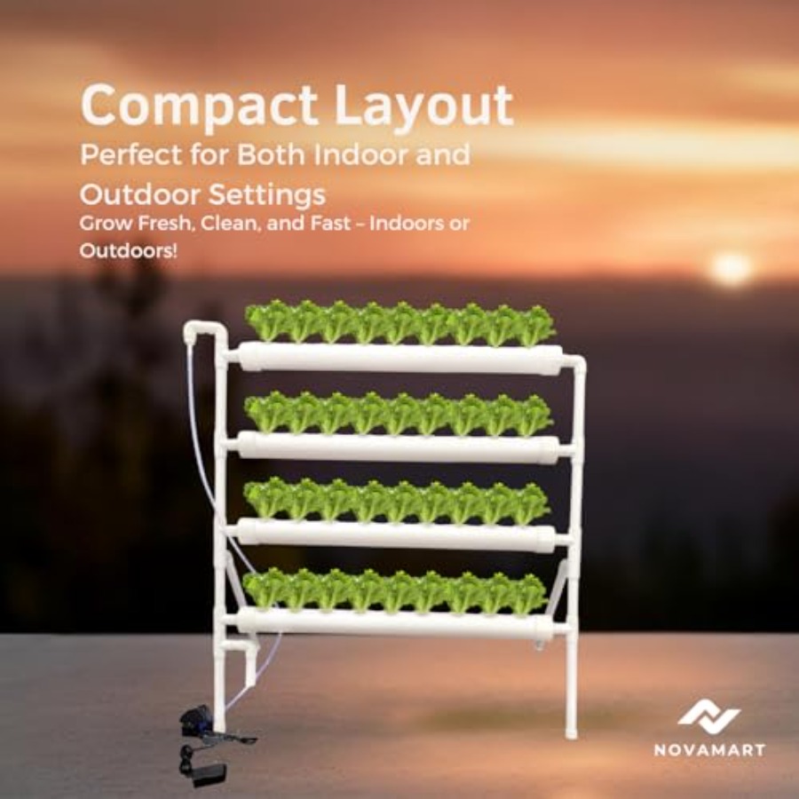 36구 PVC 실내 정원 타워 수경재배 시스템 (호주/ - Hydroponic Growing System 36 Site 리뷰 및 가격