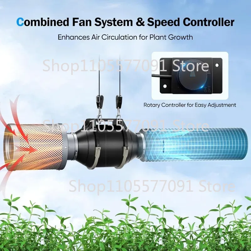 4/6인치 EC 인라인 덕트 팬 키트(활성탄 필터 포함 - Carbon Filter Grow 6 Inch 리뷰 및 가격